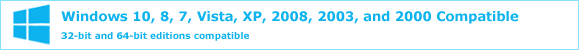 H263 to MP4 Software is compatible with Windows 10, 8, 7, Vista, XP, 2008, 2003, and 2000